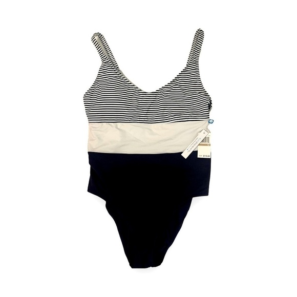 NWT Bleu Rod Beattie Inside The Lines Tanki One-Piece with Removable Cups - Picture 2 of 5